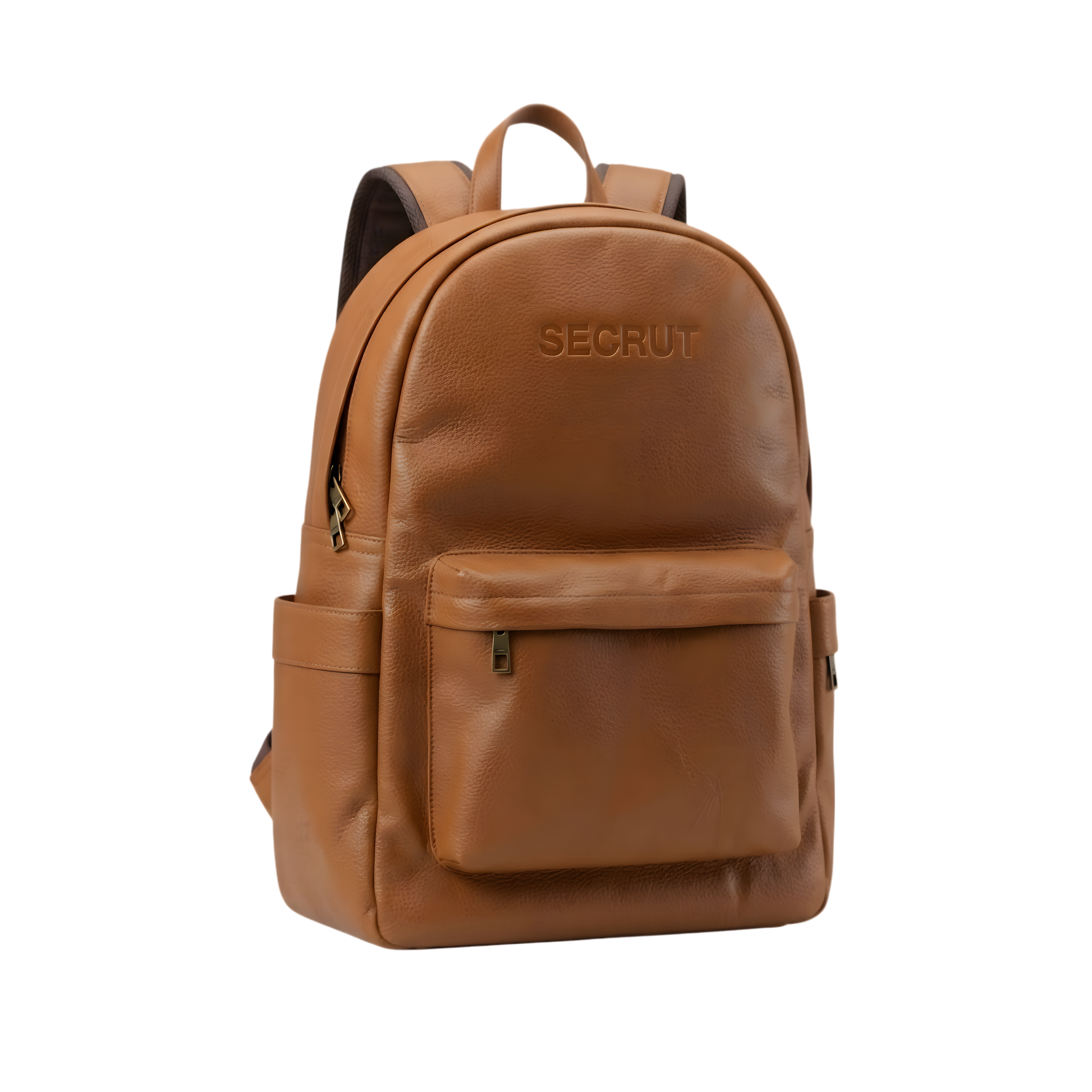 camel faux leather backpack The Secrut Origin Camel